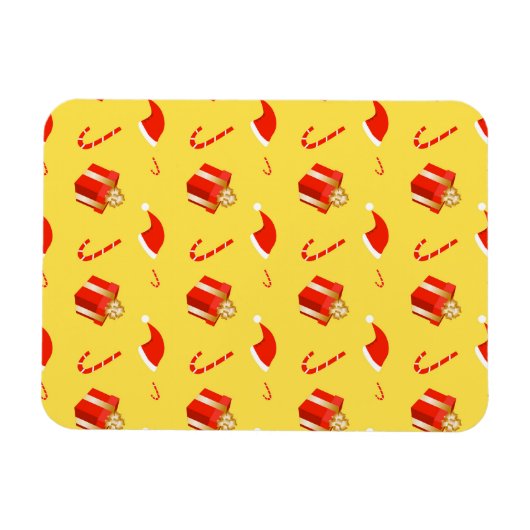 Weihnachtsgebäck Weihnachtsmannmütze Magnet (Horizontal)