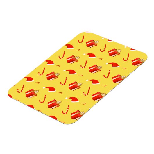 Weihnachtsgebäck Weihnachtsmannmütze Magnet (Linke Seite)