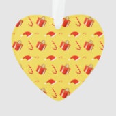 Weihnachtsgebäck Weihnachtsmannmütze Ornament (Rückseite)