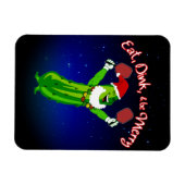Weihnachtsgebäck Weihnachtsmannmütze Picknick Magnet (Horizontal)