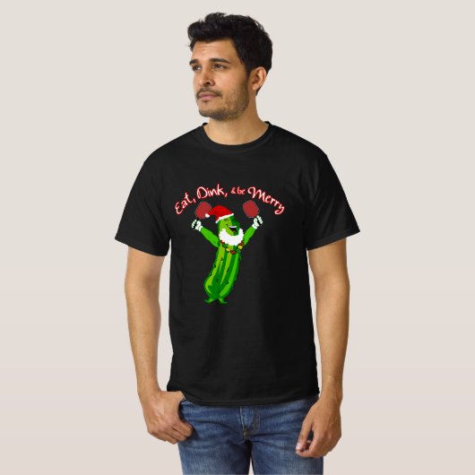 Weihnachtsgebäck Weihnachtsmannmütze Picknick T-Shirt (Vorne ganz)
