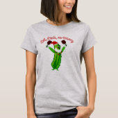 Weihnachtsgebäck Weihnachtsmannmütze Picknick T-Shirt (Vorderseite)