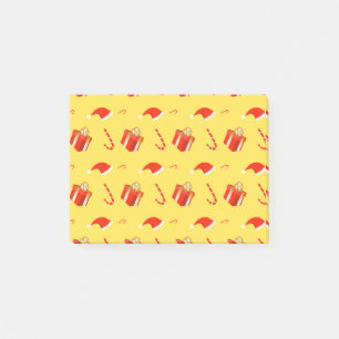 Weihnachtsgebäck Weihnachtsmannmütze Post-it Klebezettel