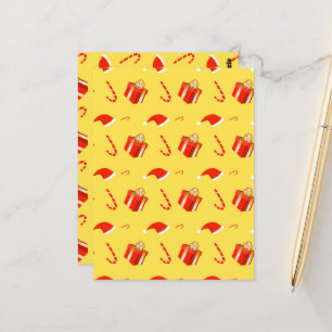 Weihnachtsgebäck Weihnachtsmannmütze Postkarte