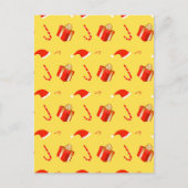 Weihnachtsgebäck Weihnachtsmannmütze Postkarte (Vorderseite)