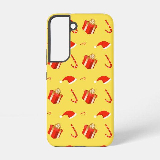 Weihnachtsgebäck Weihnachtsmannmütze Samsung Galaxy Hülle (Rückseite)