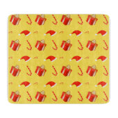 Weihnachtsgebäck Weihnachtsmannmütze Schneidebrett (Vorderseite)