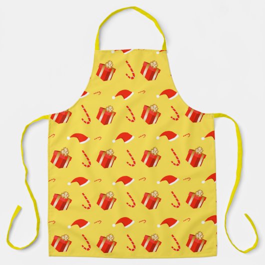 Weihnachtsgebäck Weihnachtsmannmütze Schürze (Vorderseite)