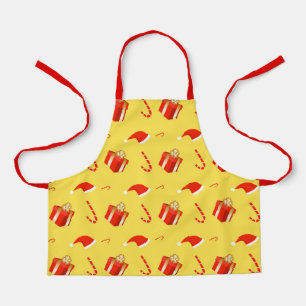 Weihnachtsgebäck Weihnachtsmannmütze Schürze