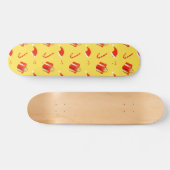 Weihnachtsgebäck Weihnachtsmannmütze Skateboard (Horizontal)