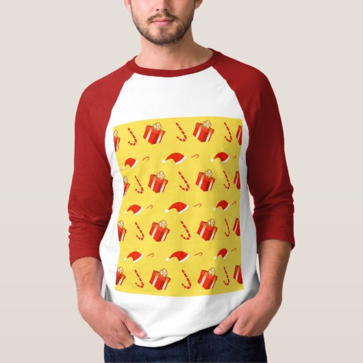 Weihnachtsgebäck Weihnachtsmannmütze T-Shirt (Vorderseite)