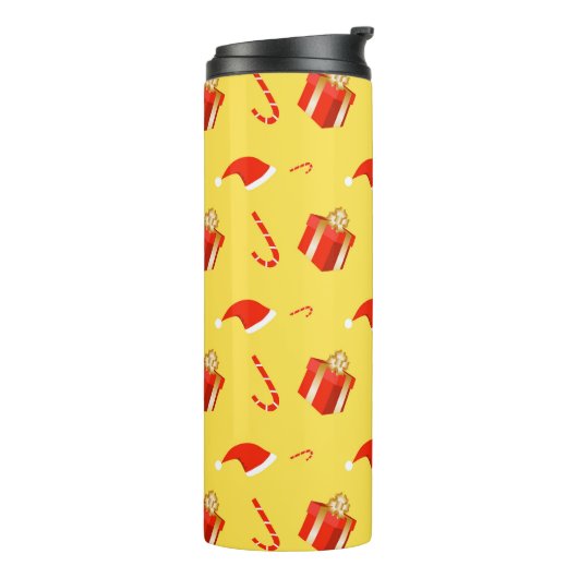 Weihnachtsgebäck Weihnachtsmannmütze Thermosbecher (Nach links gedreht)