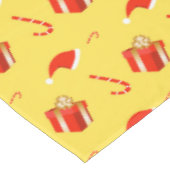 Weihnachtsgebäck Weihnachtsmannmütze Tischdecke (Schrägansicht)