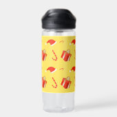 Weihnachtsgebäck Weihnachtsmannmütze Trinkflasche (Rückseite)