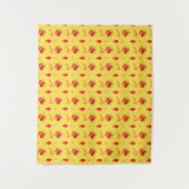 Weihnachtsgebäck Weihnachtsmannmütze Wandteppich (Vorderseite)