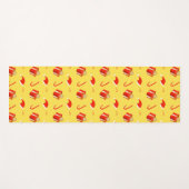 Weihnachtsgebäck Weihnachtsmannmütze Yogamatte (Vorderseite (Horizontal))