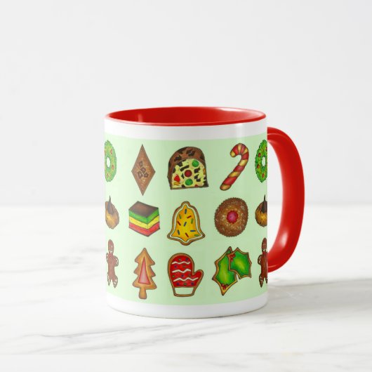 Weihnachtsgebäck Weihnachtszucker Weihnachten Weih Tasse (VorderseiteRechts)