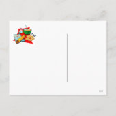 Weihnachtsgebäck Zutaten Backwaren Feiertagspostkarte (Rückseite)