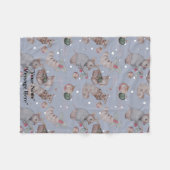 Weihnachtsgebäckdecke Fleecedecke (Vorderseite (Horizontal))