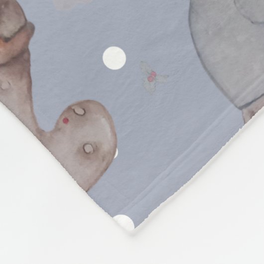 Weihnachtsgebäckdecke Fleecedecke (Ecke)