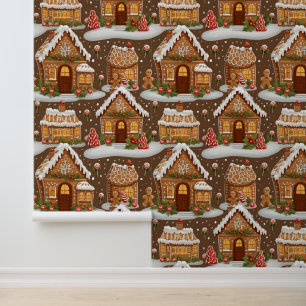 Weihnachtsgebäckhaus Wallpaper Tapete