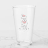 Weihnachtsgebärdenbrauch Weihnachtsgeburt Weihnach Glas (Rückseite)