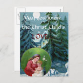 Weihnachtsgebet Postkarte (Vorne/Hinten)