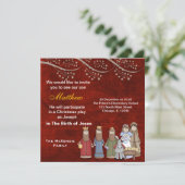 Weihnachtsgebete Einladung (Stehend Vorderseite)