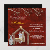 Weihnachtsgebete Einladung (Vorne/Hinten)