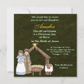 Weihnachtsgebete Einladung (Vorderseite)