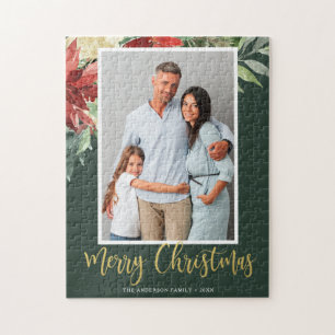 Weihnachtsgebirge Blumengrün Familienhotel Foto Puzzle