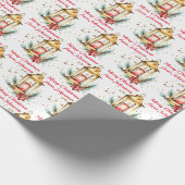 Weihnachtsgebirge Geschenkpapier (Ecke)