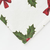 Weihnachtsgebirge, Heilige Pflanze und Muster der  Fleecedecke (Ecke)