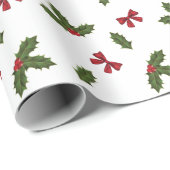 Weihnachtsgebirge, Heilige Pflanze und Muster der  Geschenkpapier (Rolleneckpunkt)