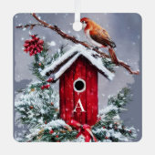 Weihnachtsgebirge Ornament Aus Metall (Vorderseite)