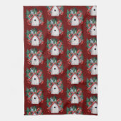 Weihnachtsgebirgsmuster Geschirrtuch (Vertikal)