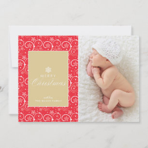 Weihnachtsgebräuche Feiertagskarte