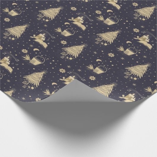 Weihnachtsgebräuche Geschenkpapier (Ecke)