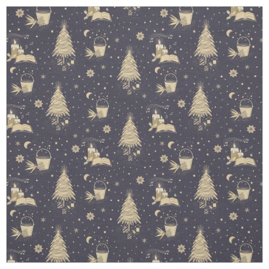 Weihnachtsgebräuche Stoff (Muster)