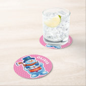 Weihnachtsgebräuchlicher Untersetzer Snowman Winte (Vor Ort)