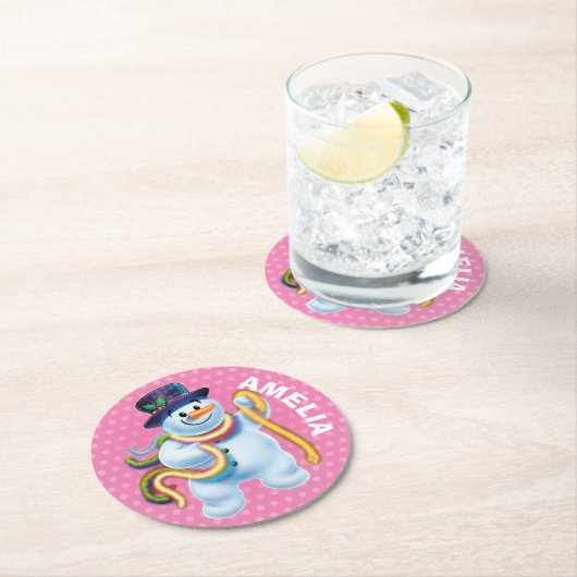 Weihnachtsgebräuchlicher Untersetzer Snowman Winte (Vor Ort)