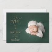 Weihnachtsgeburt Ankündigung ein wenig mehr Freude (Vorderseite)