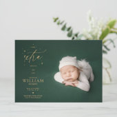 Weihnachtsgeburt Ankündigung ein wenig mehr Freude (Stehend Vorderseite)