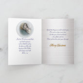 WeihnachtsGeburt Christi die religiöse Karte (Innenseite)