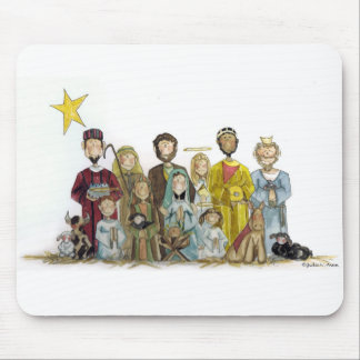WeihnachtsGeburt Christi Mousepad