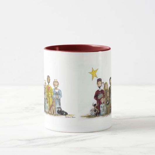 WeihnachtsGeburt Christi Tasse (Zentrum)