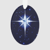 WeihnachtsGeburt Christis-Stern Ornament (Rückseite)