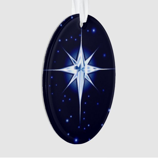 WeihnachtsGeburt Christis-Stern Ornament (Vorderseite)