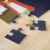 WeihnachtsGeburt Christis-Szene Puzzle (Seite)