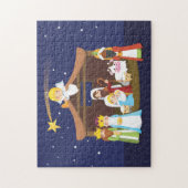 WeihnachtsGeburt Christis-Szene Puzzle (Vertikal)